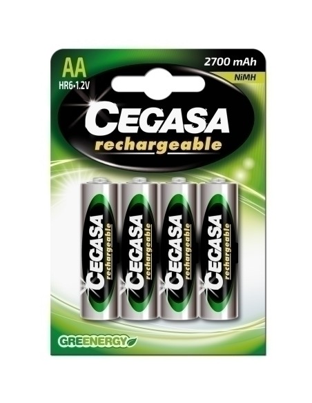 PILAS CEGASA RECARGABLES HR6 B/4