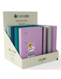 Exp 10 carpeblock 360 foam my rules a4 anillas 35mm con recambio cuad5x5 con greca 5 colores y cierre de goma