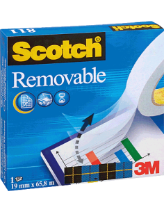 SCO CTA.INV.ADH.QUI/PO 19MMX33M 811/1933 811/1933 Pack 12 Unid.