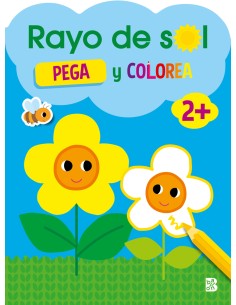 RAYO DE SOL 2 PEGA Y COLOREA