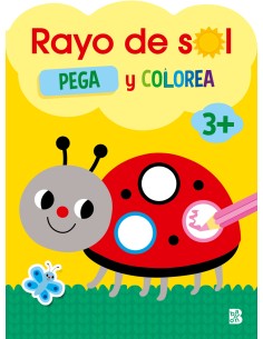 RAYO DE SOL 3 PEGA Y COLOREA