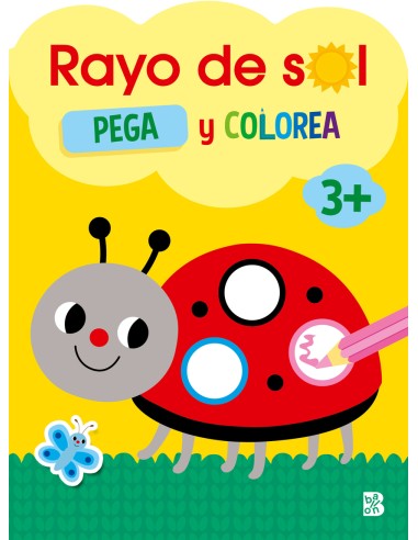 RAYO DE SOL 3 PEGA Y COLOREA