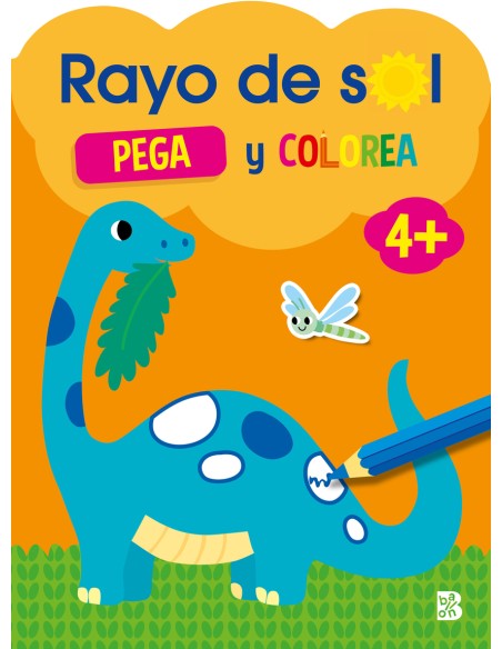 RAYO DE SOL 4 PEGA Y COLOREA