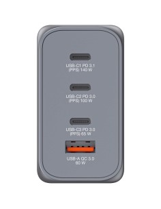 GNC-240 Universal Negro, Gris Corriente alterna Carga rápida Interior 2