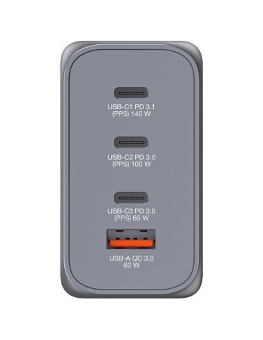 GNC-240 Universal Negro, Gris Corriente alterna Carga rápida Interior