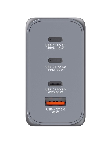 GNC-240 Universal Negro, Gris Corriente alterna Carga rápida Interior