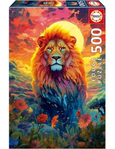PUZZLE 500 PIEZAS MIRADA MAJESTUOSA LEON