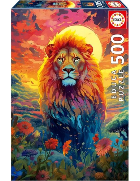PUZZLE 500 PIEZAS MIRADA MAJESTUOSA LEON