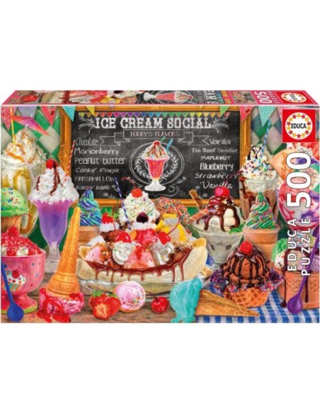 PUZZLE 500 PIEZAS HELADERIA FSC