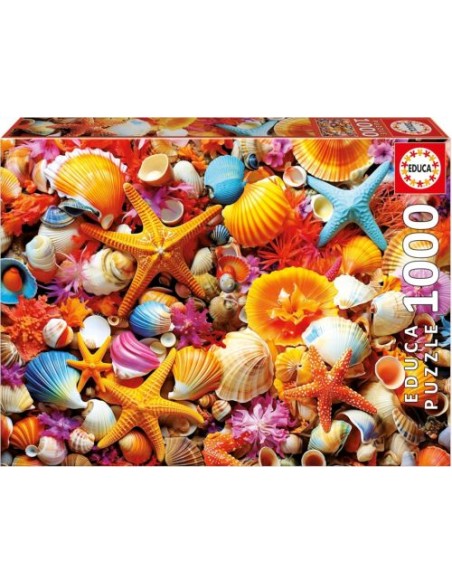 PUZZLE 1000 PIEZAS COLLAGE DE CONCHAS