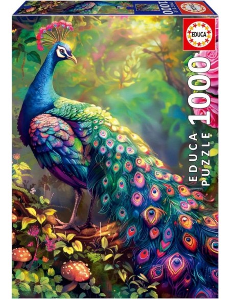 PUZZLE 1000 PIEZAS JARDIN DEL PAVO REAL
