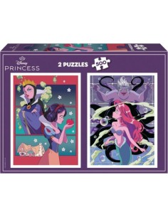 PUZZLE 2X500 PIEZAS VILLANAS Y PRINCESAS