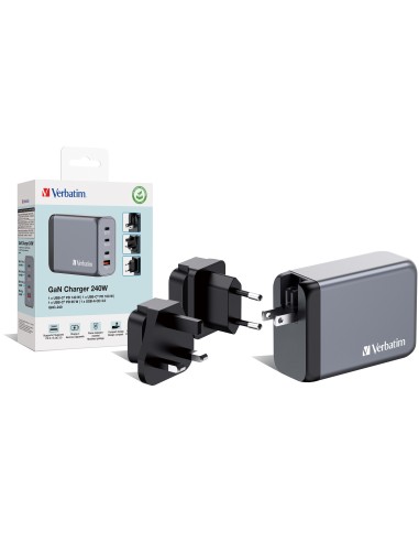 GNC-240 Universal Negro, Gris Corriente alterna Carga rápida Interior