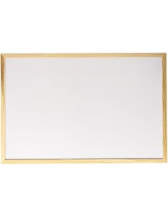 Pizarra blanca magnetica faibo 40x60 marco madera Faibo