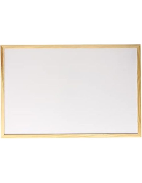 Pizarra blanca magnetica faibo 40x60 marco madera Faibo