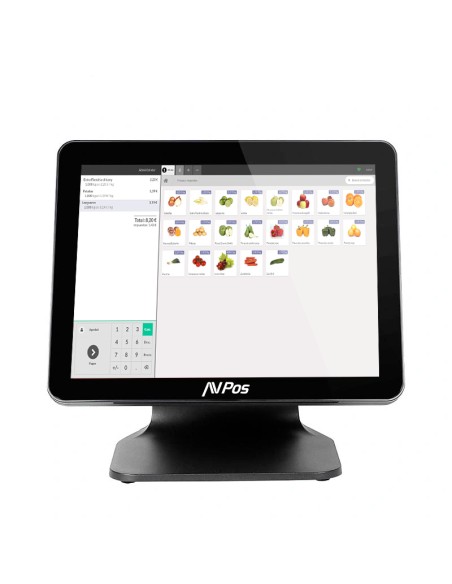 AVP-K4000B-N1-8128 Terminal Punto Venta (TPV) N100 38,1 cm (15") 1024 x 768 Pixeles Pantalla táctil