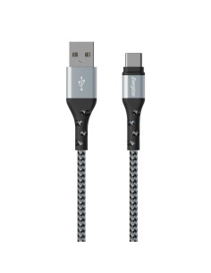 C520CKBK cable USB USB 2.0 2 m USB A USB C Negro, Plata
