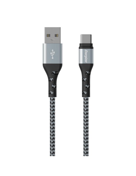 C520CKBK cable USB USB 2.0 2 m USB A USB C Negro, Plata