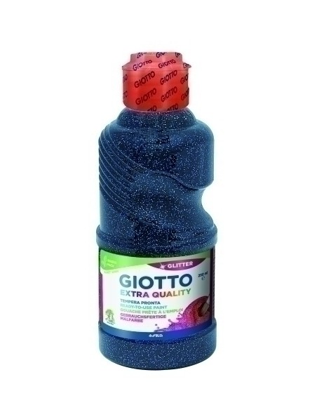 TEMPERA GIOTTO LIQ.GLITTER 250 ml AZUL