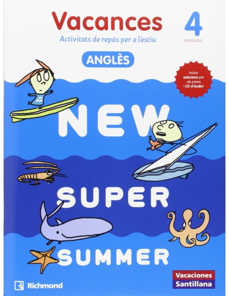 new super summer 4 catalan bookcd
