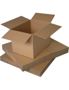 CAJA EMB. ANONIMA 300x200x150 8mm MARRON - Pack de 5 unidades