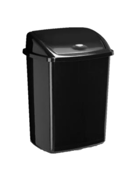 2919470011 papelera 50 L Rectangular Polipropileno (PP) Negro