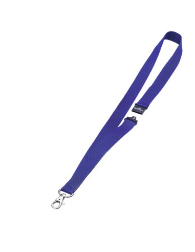 Pack 1 Unid. Cinta para portanombres de 20 mm de anchura con cierre de seguridad 813707 (Azul)