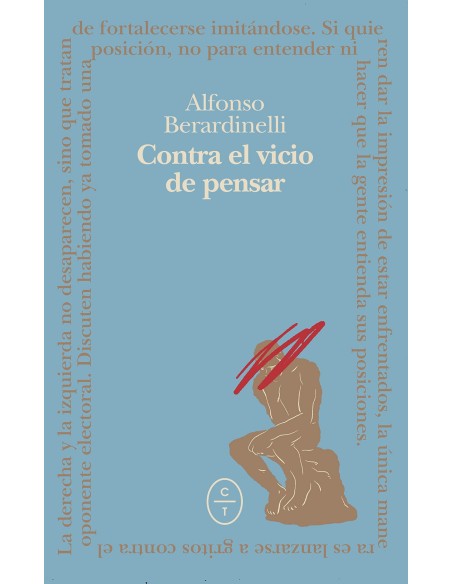 Contra el vicio de pensar
