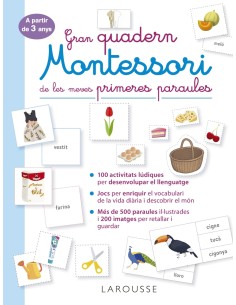 Gran quadern Montessori de les meves primeres paraules
