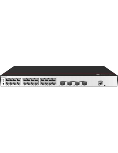 CloudEngine S5735-L24P4S-A-V2 Gestionado L3 Gigabit Ethernet (10/100/1000) Energía sobre Ethernet (PoE) 1U Negro, Plata