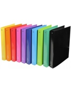 C 10 carpeta a4 4 anillas 30mm carton forrado colores surtidos