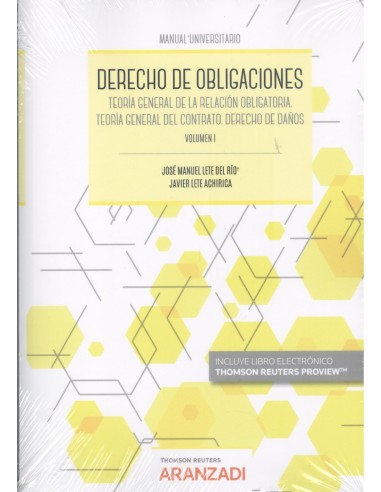 Derecho de Obligaciones Volumen I