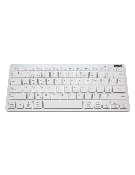 TKL-BK teclado Universal Bluetooth QWERTY Español Plata