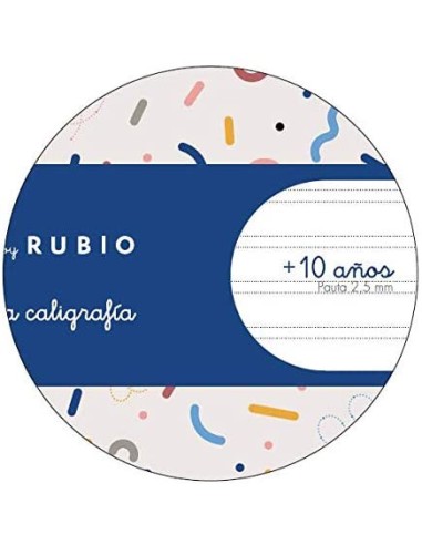 CUADERNO GRAPADO A4 50HOJAS PAUTA 2,5MM MR CON EJERCICIOS RUBIO MIQUELRIUS 8146