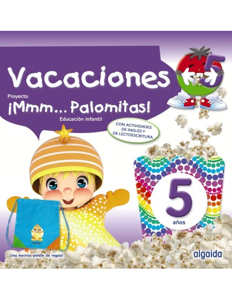 Mmm Palomitas 5 anos Cuaderno de vacaciones