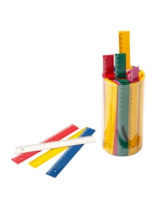 816-00 juego de reglas 100 pieza(s) Cloruro de polivinilo (PVC)