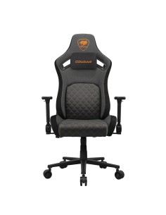 CGR-DFF-GLB Silla para videojuegos de PC Asiento acolchado tapizado Negro, Naranja