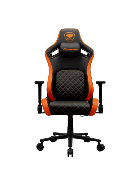 CGR-DFL Silla para videojuegos de PC Asiento acolchado tapizado Negro, Naranja CGR-DFL Silla para videojuegos de PC Asiento acolchado tapizado Negro, Naranja