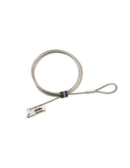 Slim NanoSaver 2.0 EQ cable antirrobo Plata 1,8 m