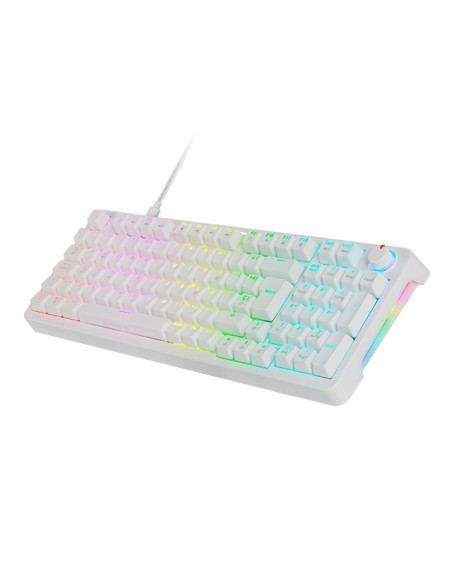 MKPROWBES teclado Juego USB QWERTY Español Blanco MKPROWBES teclado Juego USB QWERTY Español Blanco