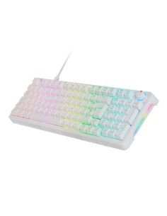 MKPROWYES teclado Juego USB QWERTY Español Blanco