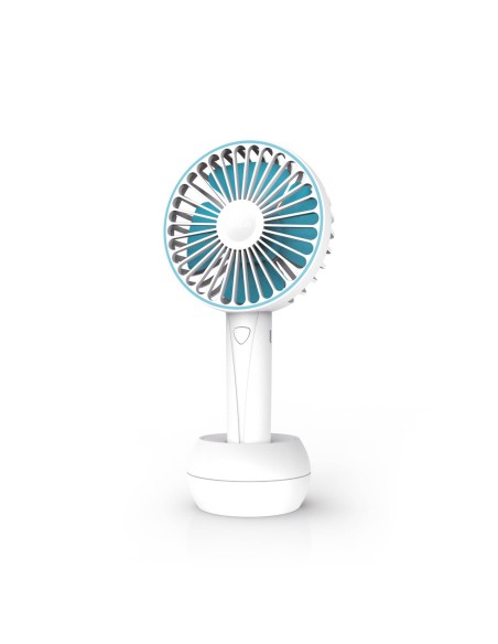 VEN-SS-21445 ventilador y nebulizador personal de mano Azul, Blanco Ventilador de mano