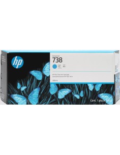 738 300-ml Cyan DesignJet Ink Cartridge cartucho de tinta 1 pieza(s) Original Alto rendimiento (XL) Cian
