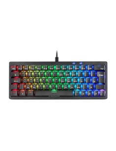MKMINIPRO, Teclado Mecánico Ultra-Compacto 60%, Switches Mecánicos Hot-Swappable, Iluminación RGB Chroma, Teclado Gaming Antigho