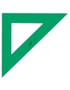 ESCUADRA SAFTA 25 CENTIMETROS VERDE