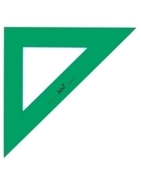 ESCUADRA SAFTA 25 CENTIMETROS VERDE