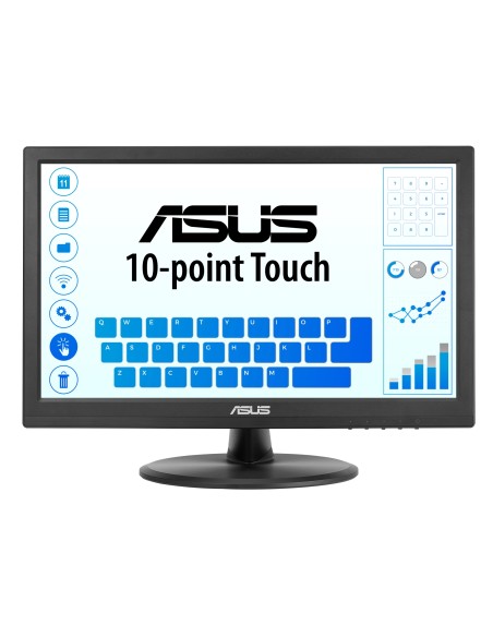 Touch VT169HE pantalla para PC 39,6 cm (15.6") 1920 x 1080 Pixeles Full HD LED Pantalla táctil Mesa Negro