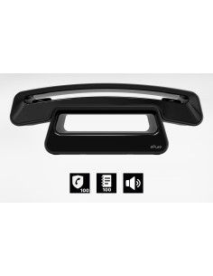 ePure#3 Iconic Teléfono DECT Identificador de llamadas Negro