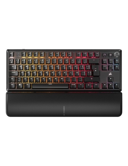 K70 CORE TKL WIRELESS RGB teclado Juego RF inalámbrica + USB QWERTY Español Negro K70 CORE TKL WIRELESS RGB teclado Juego RF inalámbrica + USB QWERTY Español Negro