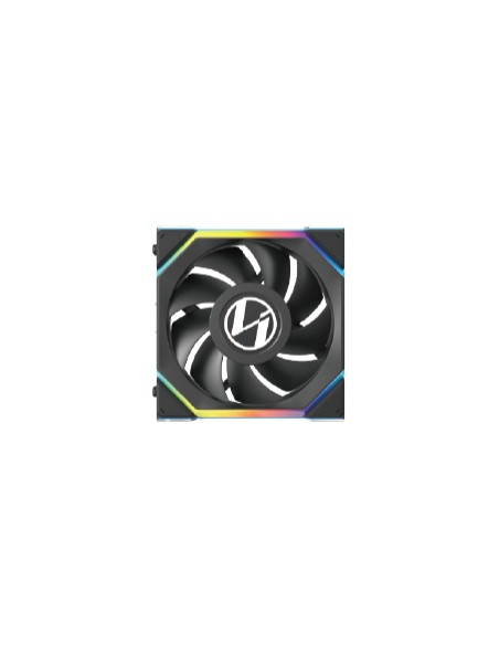 12SLLCD1W1B Carcasa del ordenador Ventilador 12 cm Negro 1 pieza(s)